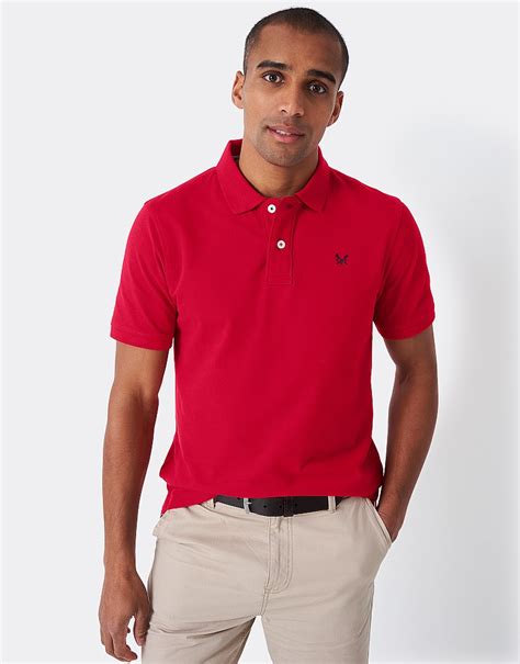 Red Cotton Piqué Polo Shirt 